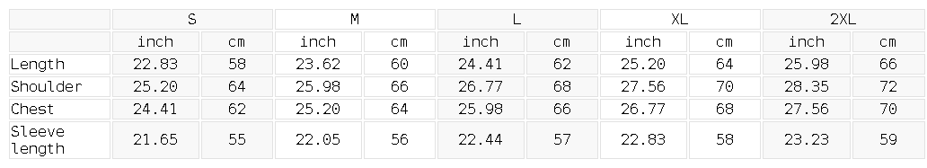 Size chart for the Unisex Frayed Sunfade Boxy Fleece Hoodie