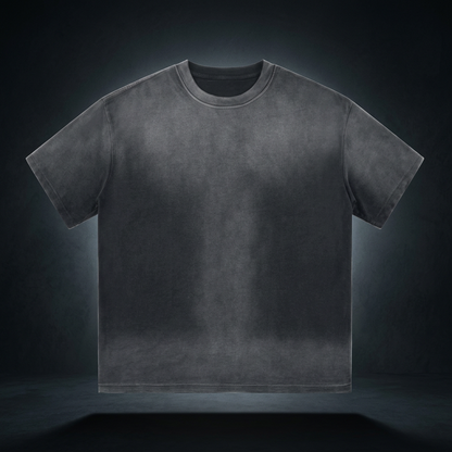 Unisex Gradient Washed Drop Shoulder T-Shirt