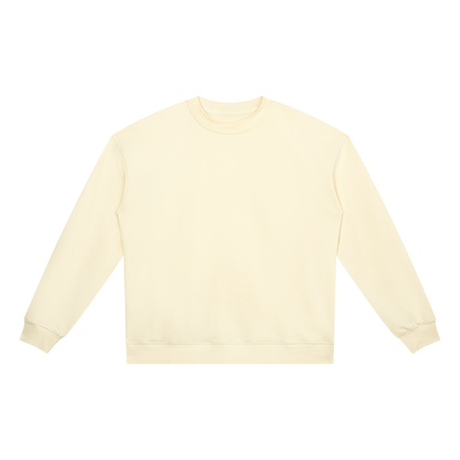 Unisex Heavyweight Crewneck Sweatshirt in apricot