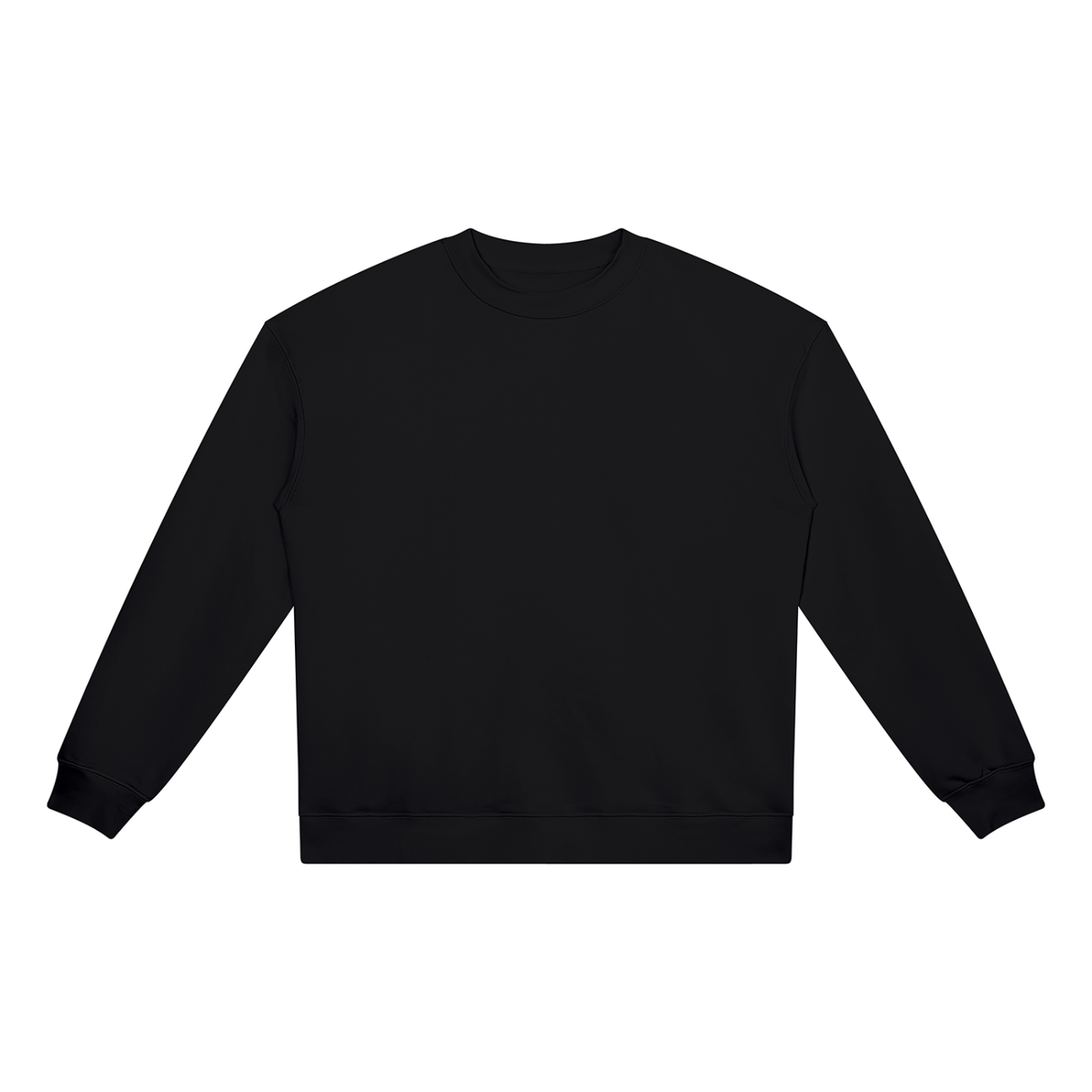 Unisex Heavyweight Crewneck Sweatshirt in black