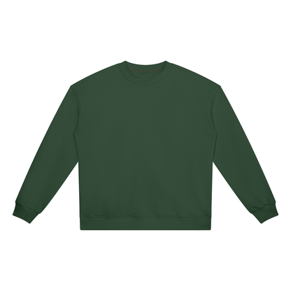 Unisex Heavyweight Crewneck Sweatshirt in blackish green