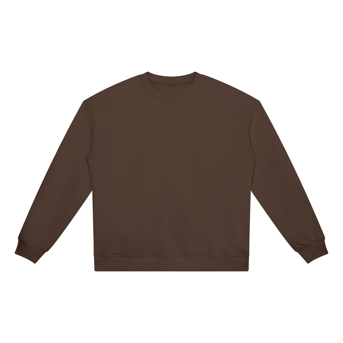 Unisex Heavyweight Crewneck Sweatshirt in coffee