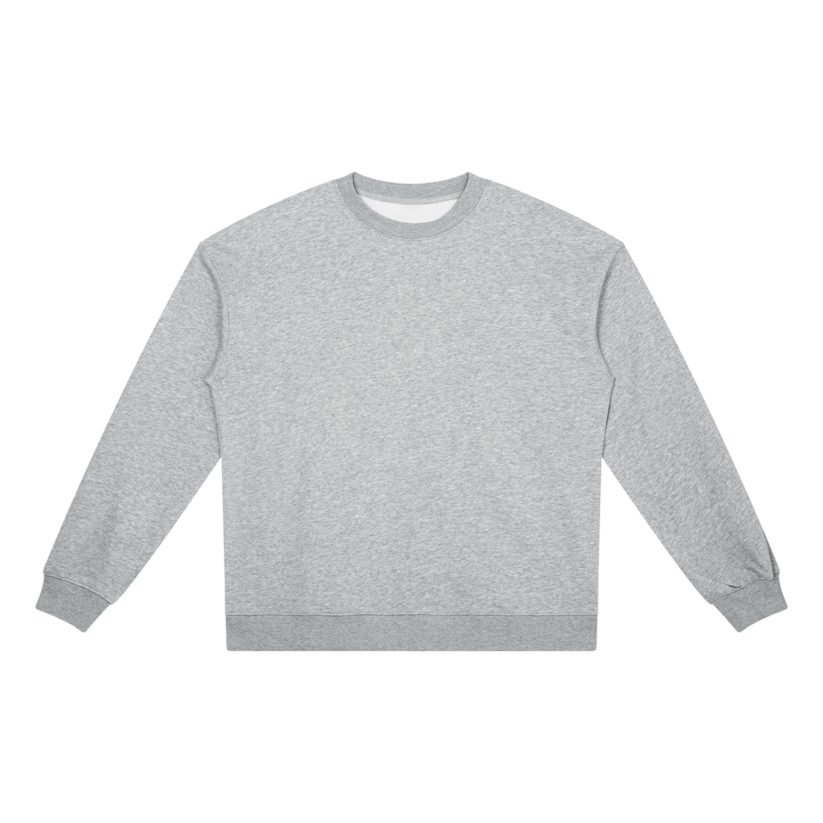 Unisex Heavyweight Crewneck Sweatshirt in flower gray