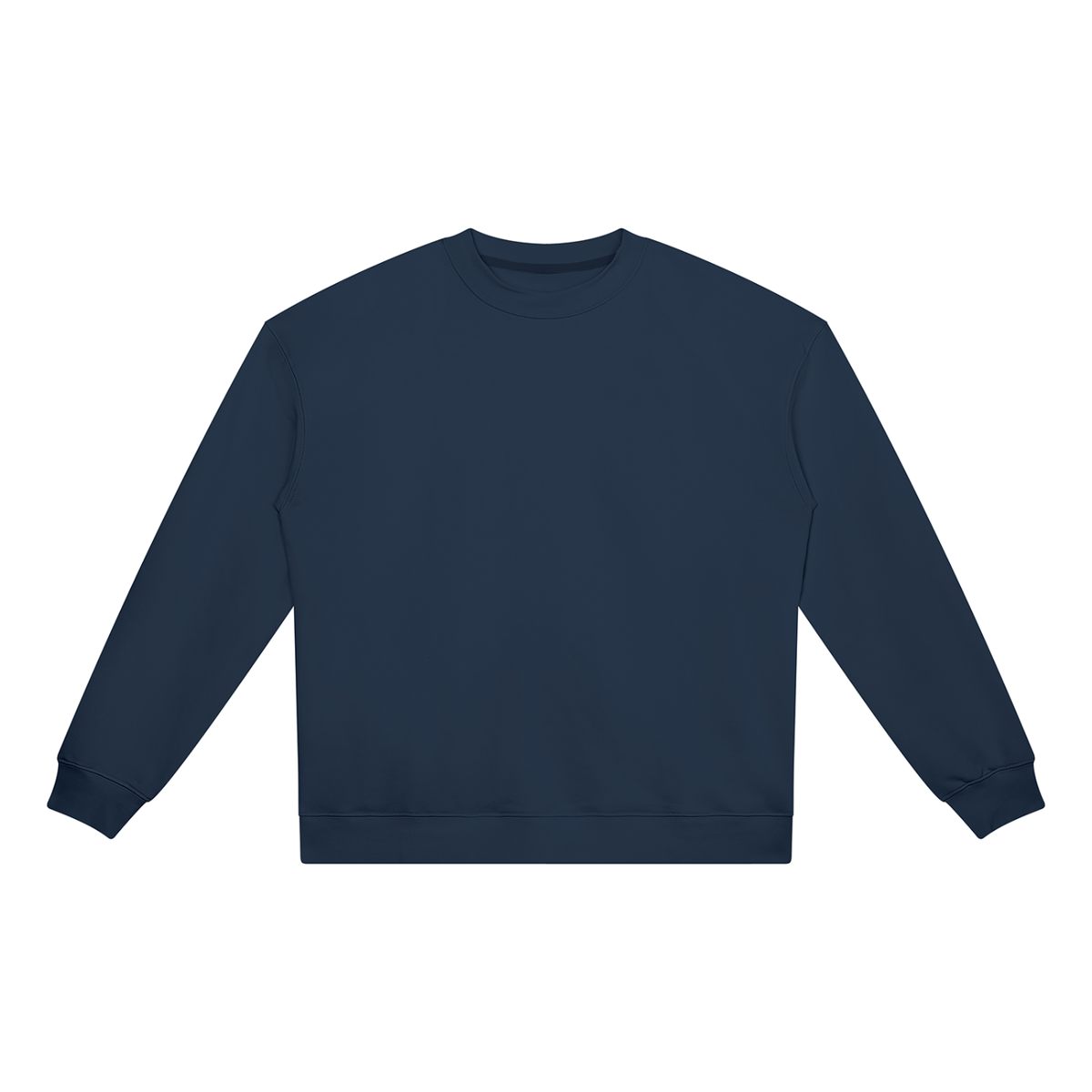 Unisex Heavyweight Crewneck Sweatshirt in navy blue