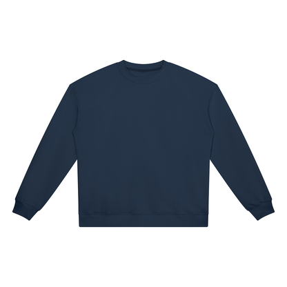 Unisex Heavyweight Crewneck Sweatshirt in navy blue