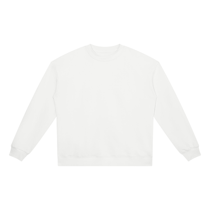 Unisex Heavyweight Crewneck Sweatshirt in white