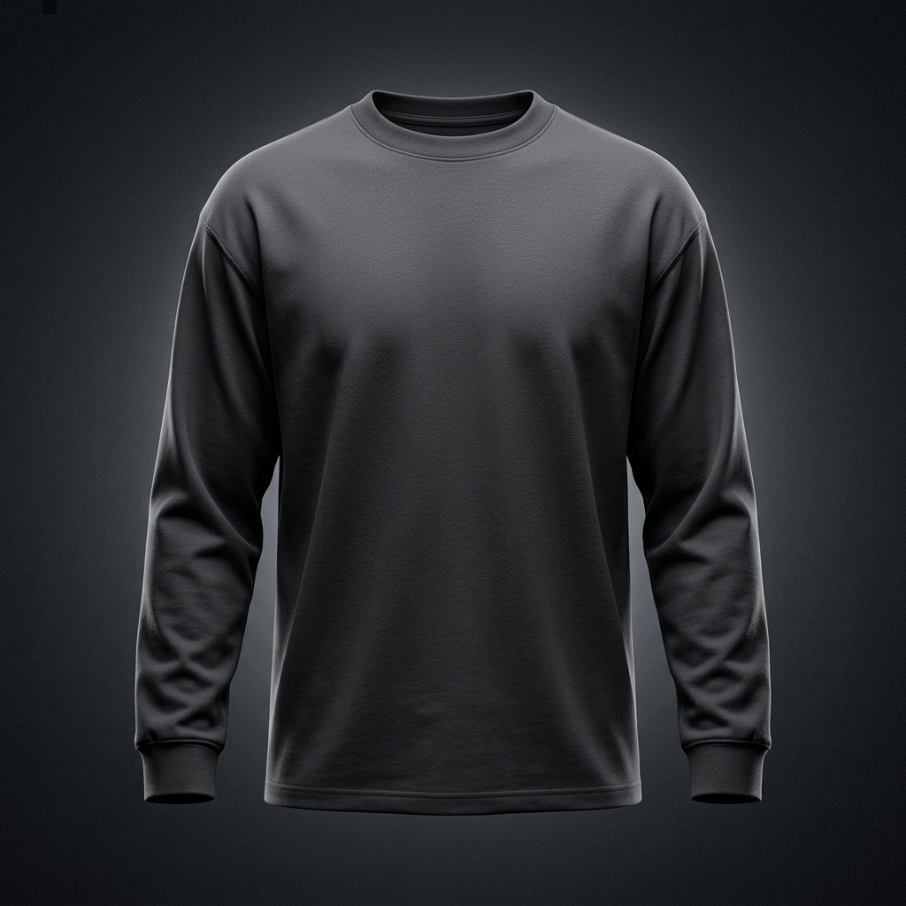 Unisex Heavyweight Drop Shoulder Long Sleeve T-Shirt