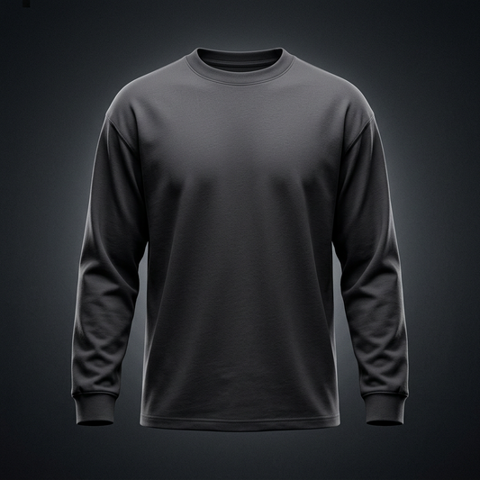 Unisex Heavyweight Drop Shoulder Long Sleeve T-Shirt