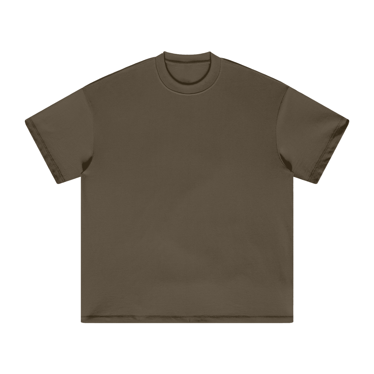 Unisex Heavyweight Earth Tone T-Shirt in brown