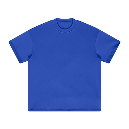 Unisex Heavyweight Earth Tone T-Shirt in colorful blue