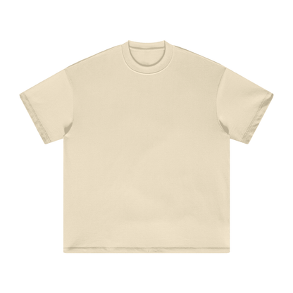 Unisex Heavyweight Earth Tone T-Shirt in milk tea