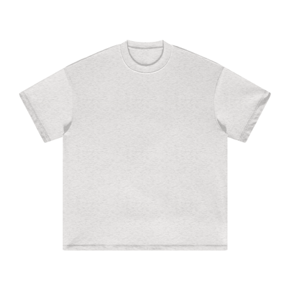 Unisex Heavyweight Earth Tone T-Shirt in oat gray