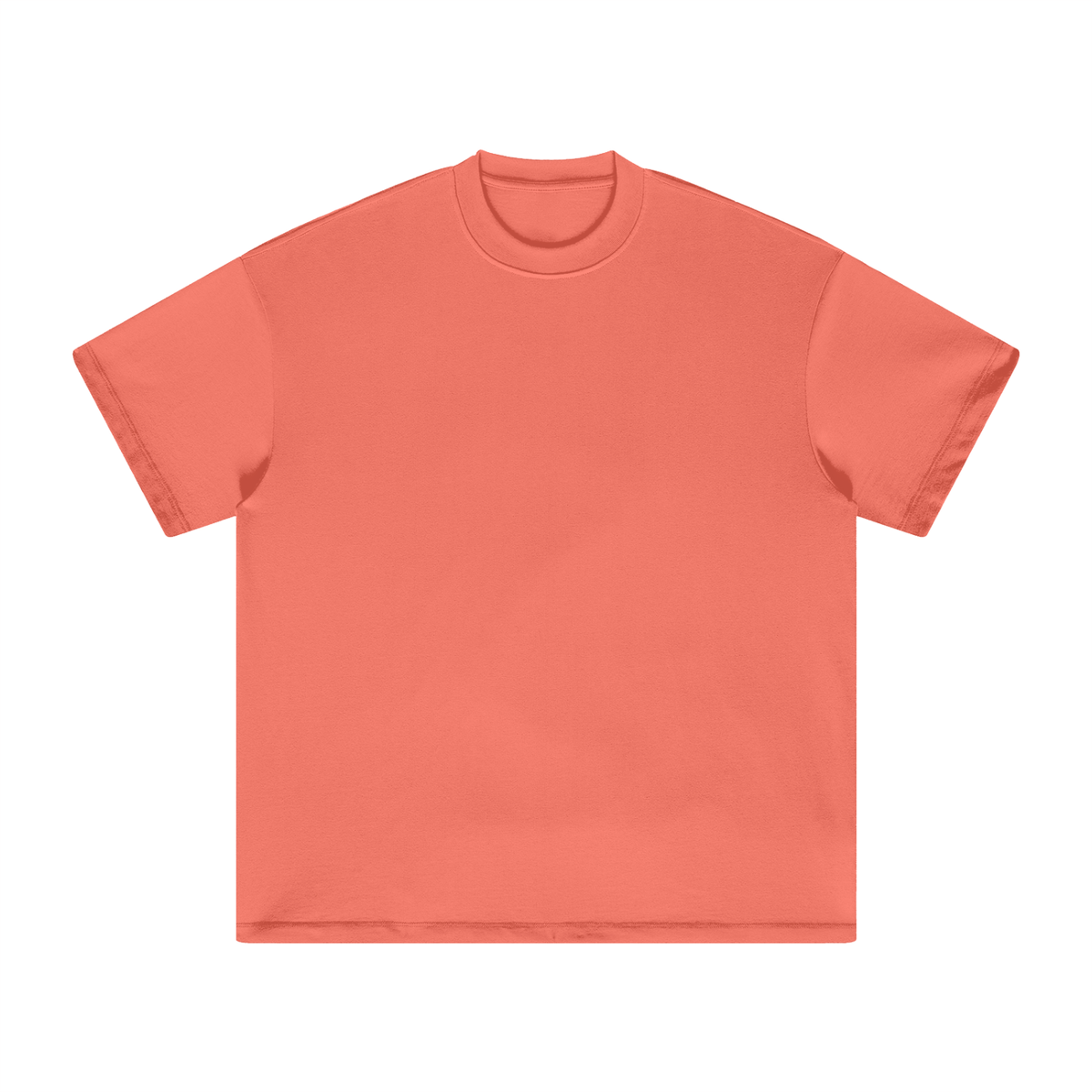 Unisex Heavyweight Earth Tone T-Shirt in watermelon red
