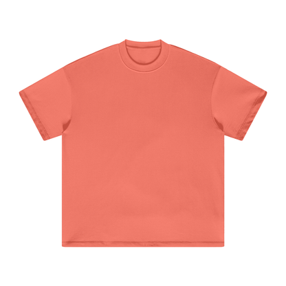 Unisex Heavyweight Earth Tone T-Shirt in watermelon red