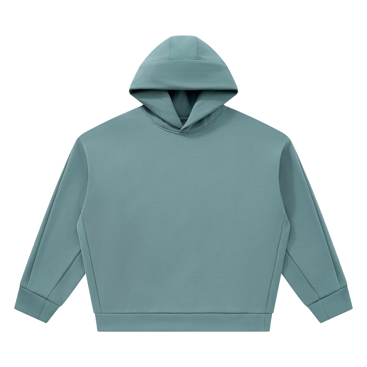 Unisex Heavyweight Fleece Boxy Hoodie in haze blue