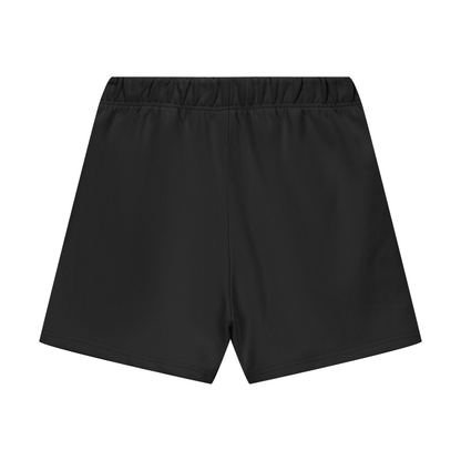 Unisex Heavyweight Fleece Loose Fit Shorts in black beauty, alternate angle