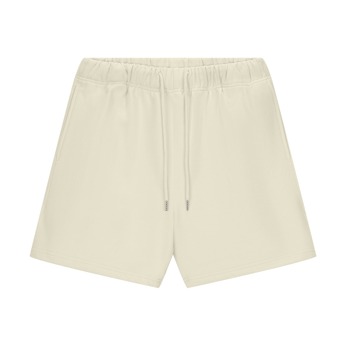 Unisex Heavyweight Fleece Loose Fit Shorts in bone