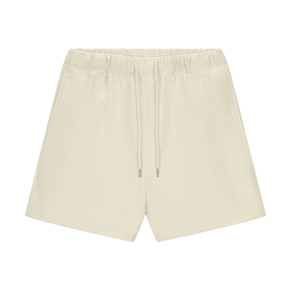 Unisex Heavyweight Fleece Loose Fit Shorts in bone