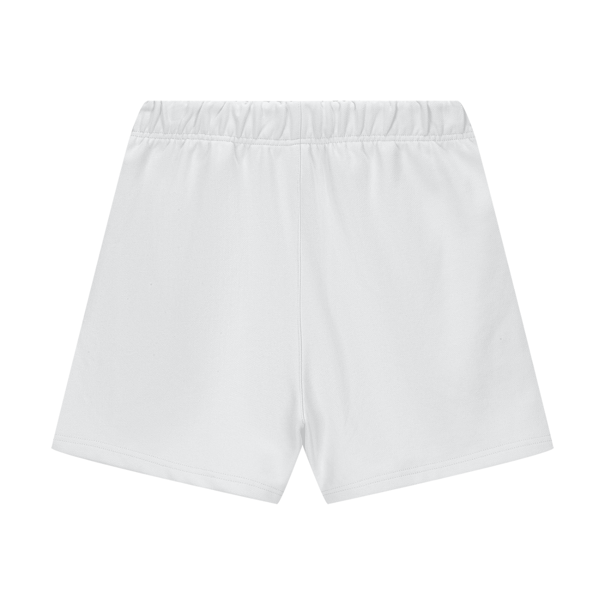 Unisex Heavyweight Fleece Loose Fit Shorts in lucent white, alternate angle