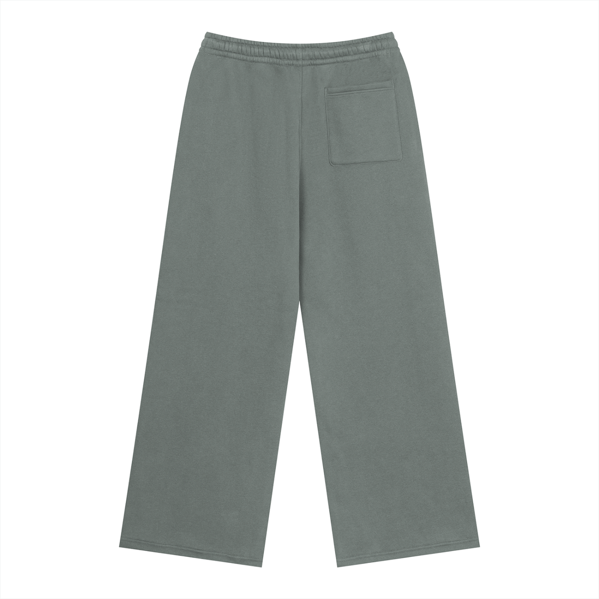 Unisex Heavyweight Fleece Sweatpants in dark gray, alternate angle