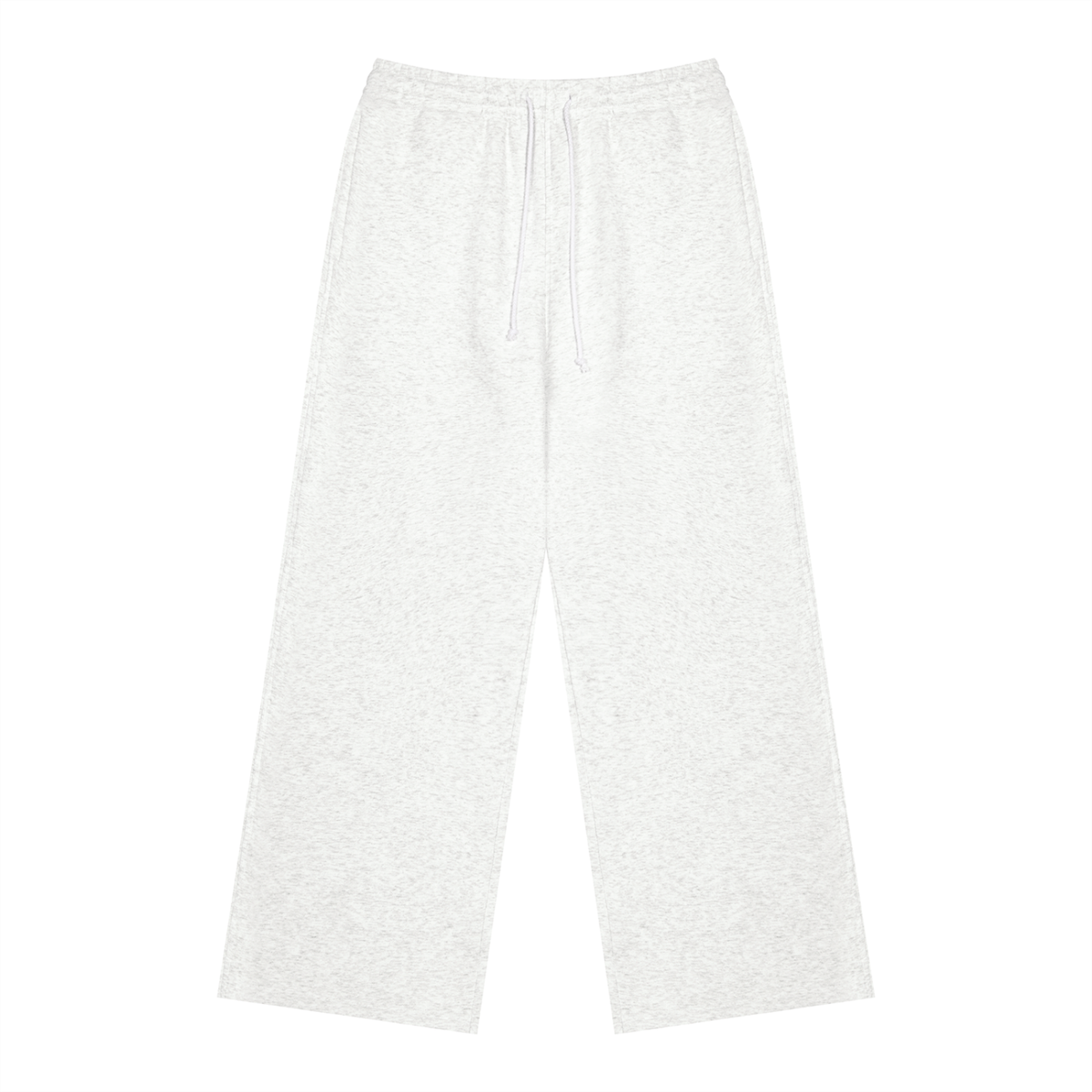 Unisex Heavyweight Fleece Sweatpants in flower gray