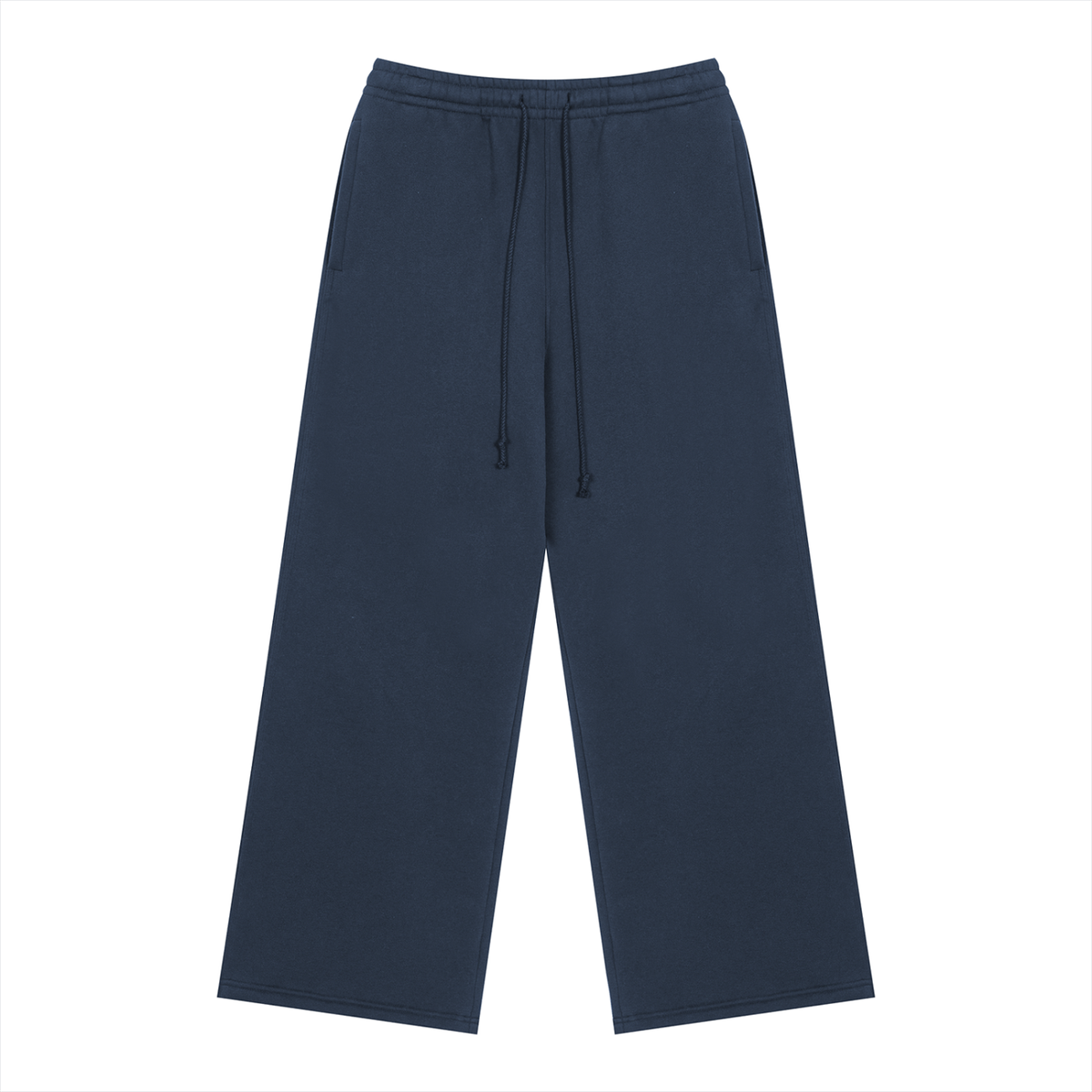 Unisex Heavyweight Fleece Sweatpants in navy blue