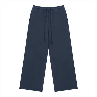 Unisex Heavyweight Fleece Sweatpants in navy blue