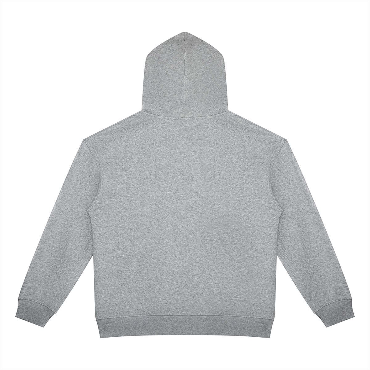 Unisex Heavyweight Full Zip Hoodie in flower gray, alternate angle