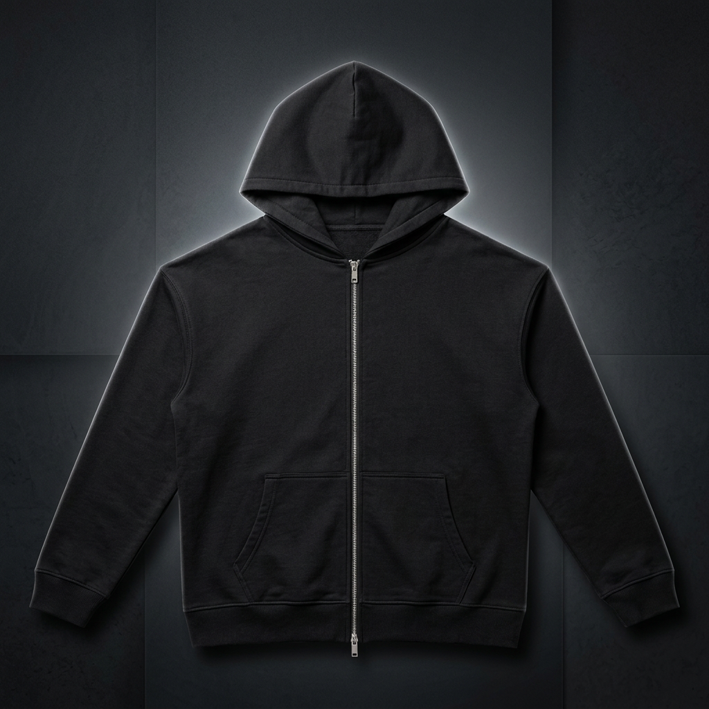 Unisex Heavyweight Full Zip Hoodie, view 1