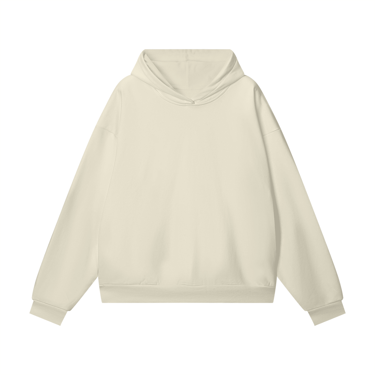 Unisex Heavyweight Hidden Pocket Fleece Hoodie in bone
