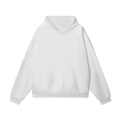 Unisex Heavyweight Hidden Pocket Fleece Hoodie in lucent white