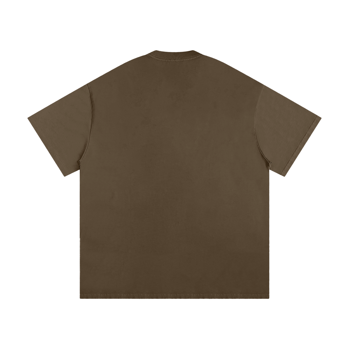 Unisex Heavyweight Loose Fit T-Shirt in brown, alternate angle