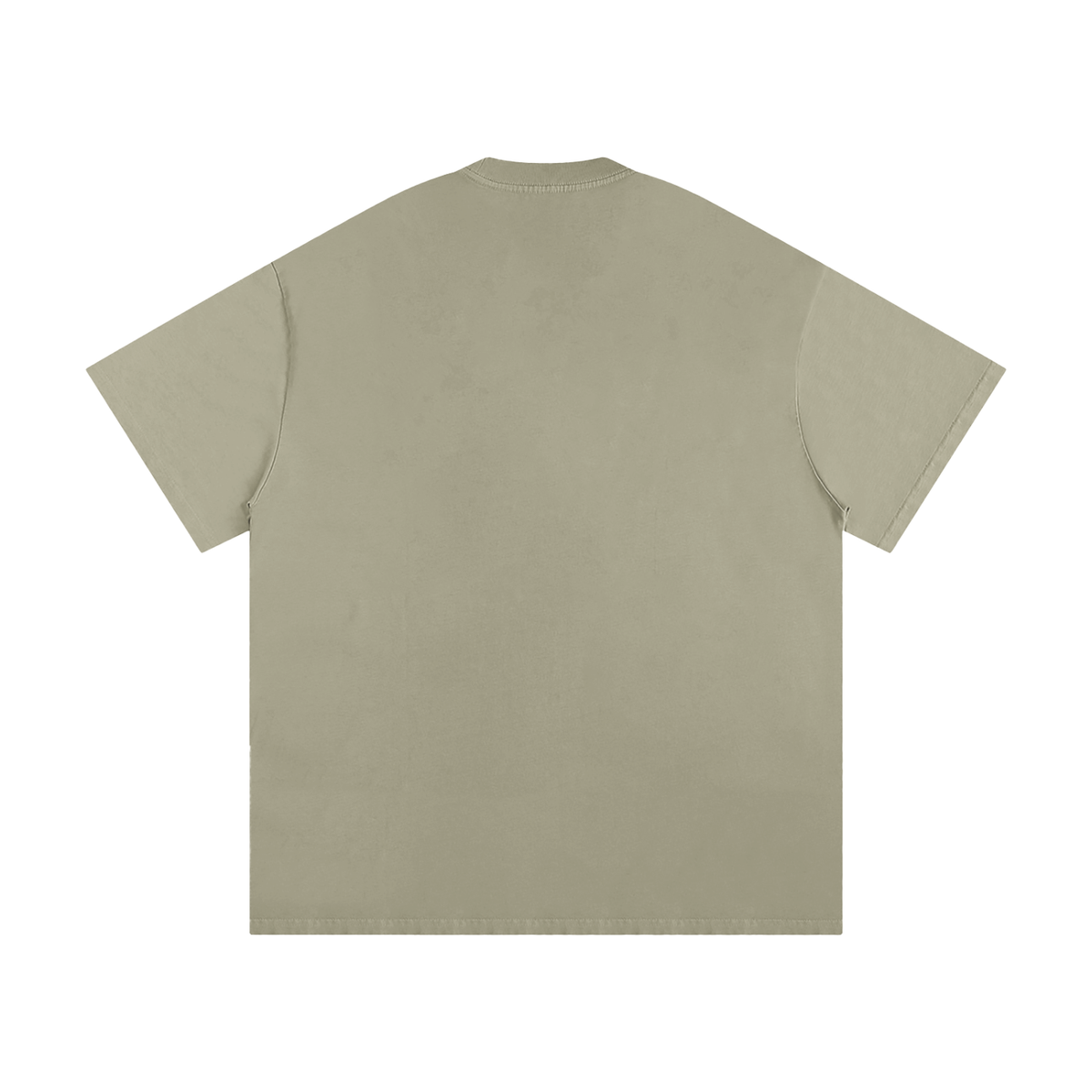 Unisex Heavyweight Loose Fit T-Shirt in greyish green, alternate angle