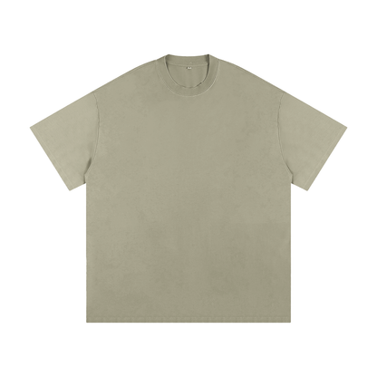 Unisex Heavyweight Loose Fit T-Shirt in greyish green