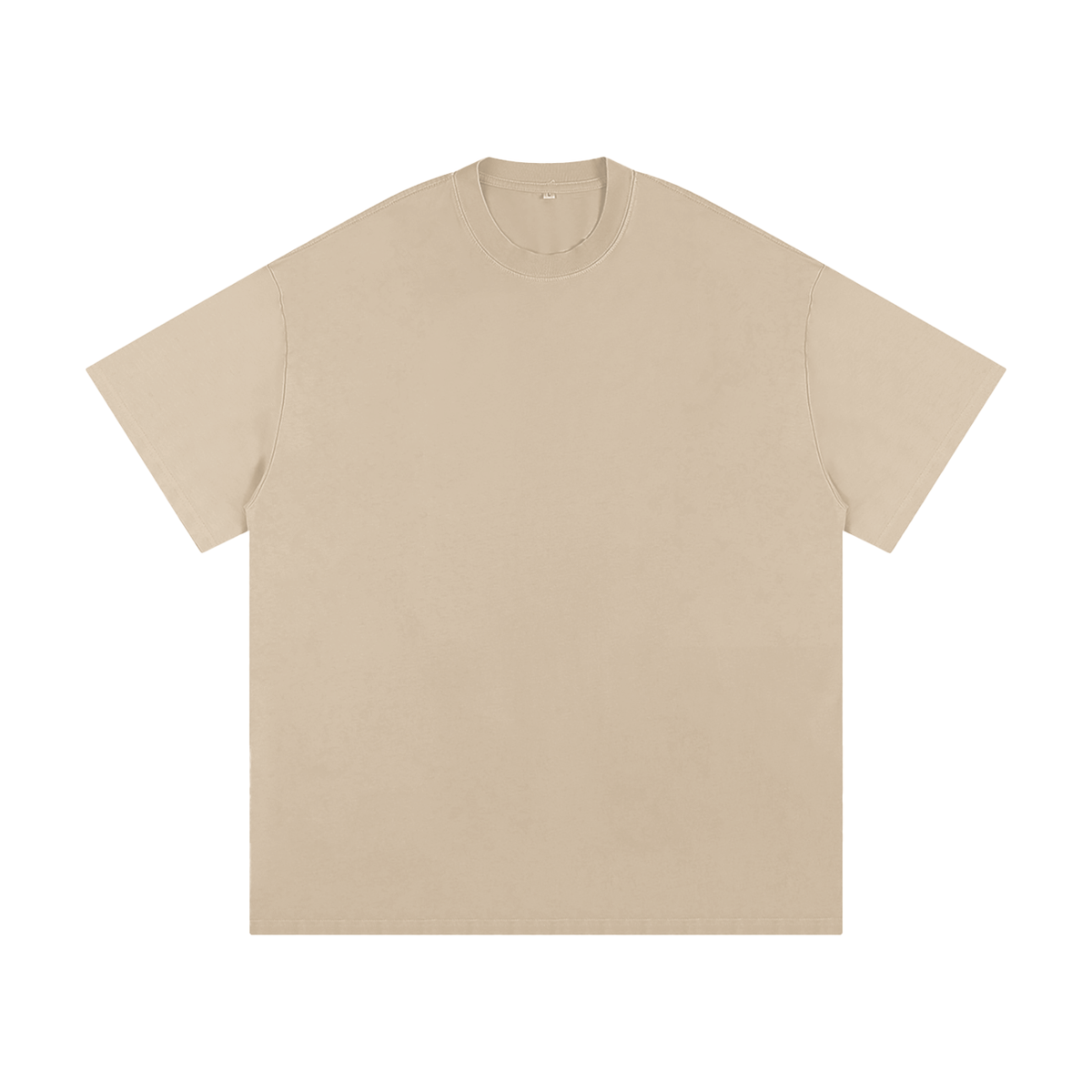 Unisex Heavyweight Loose Fit T-Shirt in khaki