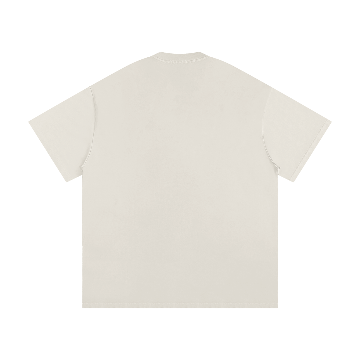 Unisex Heavyweight Loose Fit T-Shirt in light apricot, alternate angle