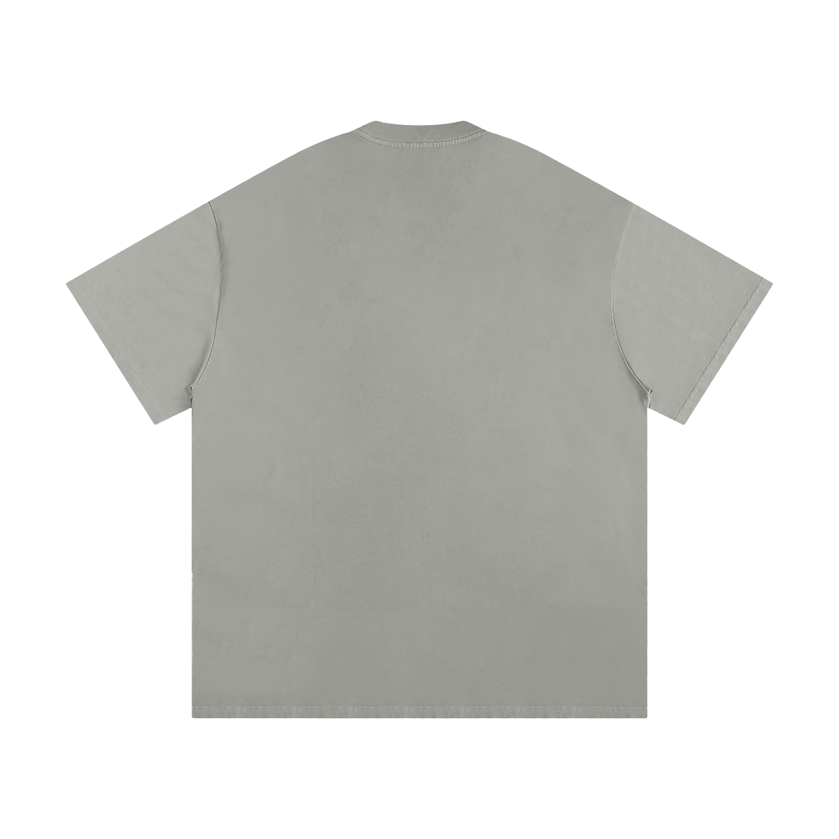 Unisex Heavyweight Loose Fit T-Shirt in light gray, alternate angle