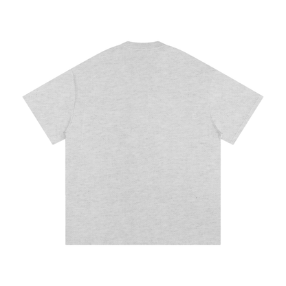Unisex Heavyweight Loose Fit T-Shirt in oat gray, alternate angle