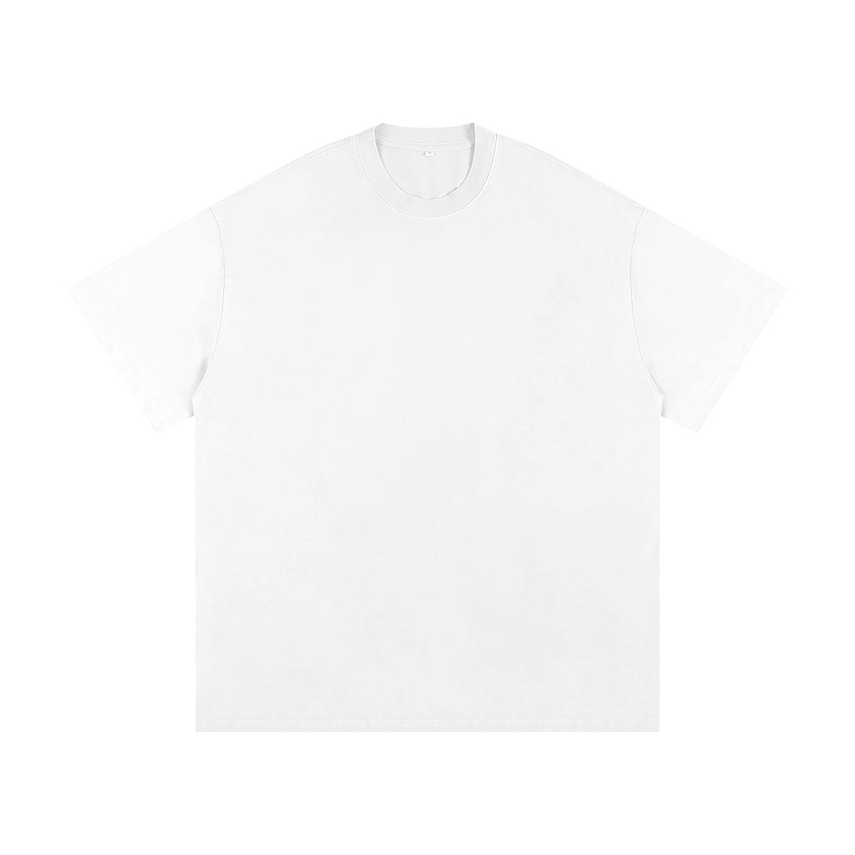 Unisex Heavyweight Loose Fit T-Shirt in white