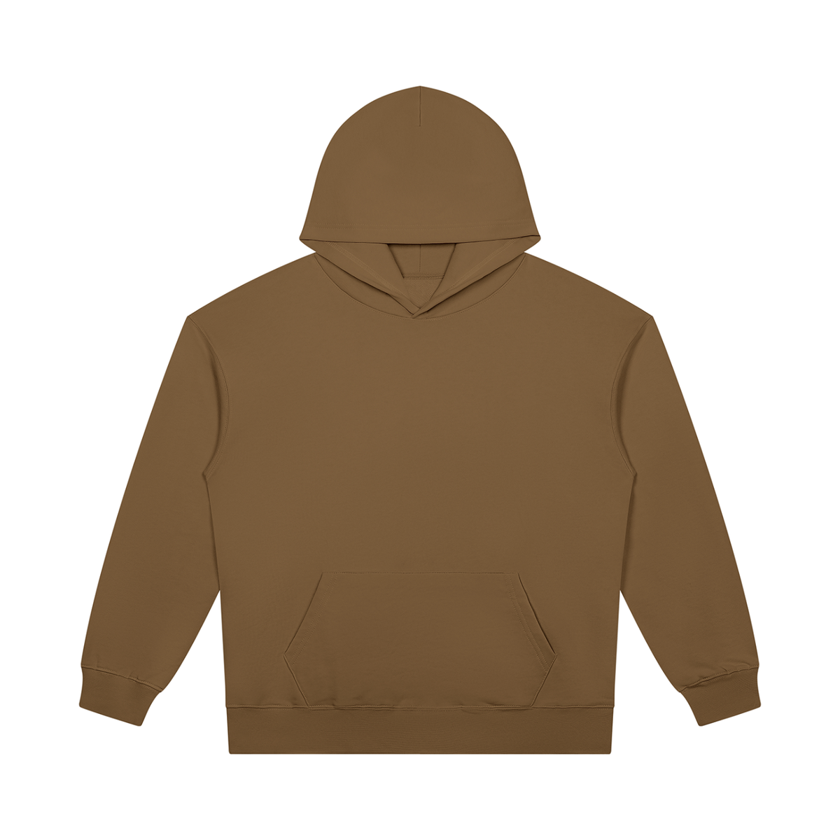 Unisex Heavyweight Pullover Hoodie in brown