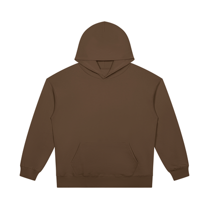 Unisex Heavyweight Pullover Hoodie in coffee