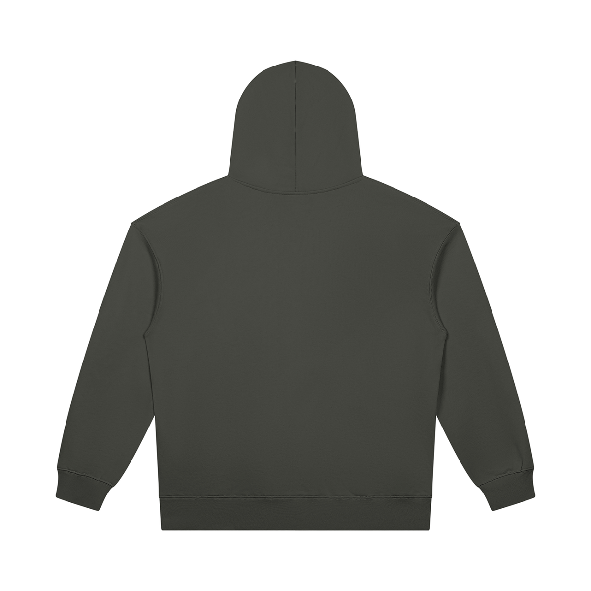Unisex Heavyweight Pullover Hoodie in dark gray, alternate angle