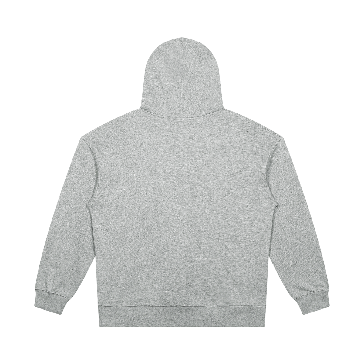Unisex Heavyweight Pullover Hoodie in flower gray, alternate angle