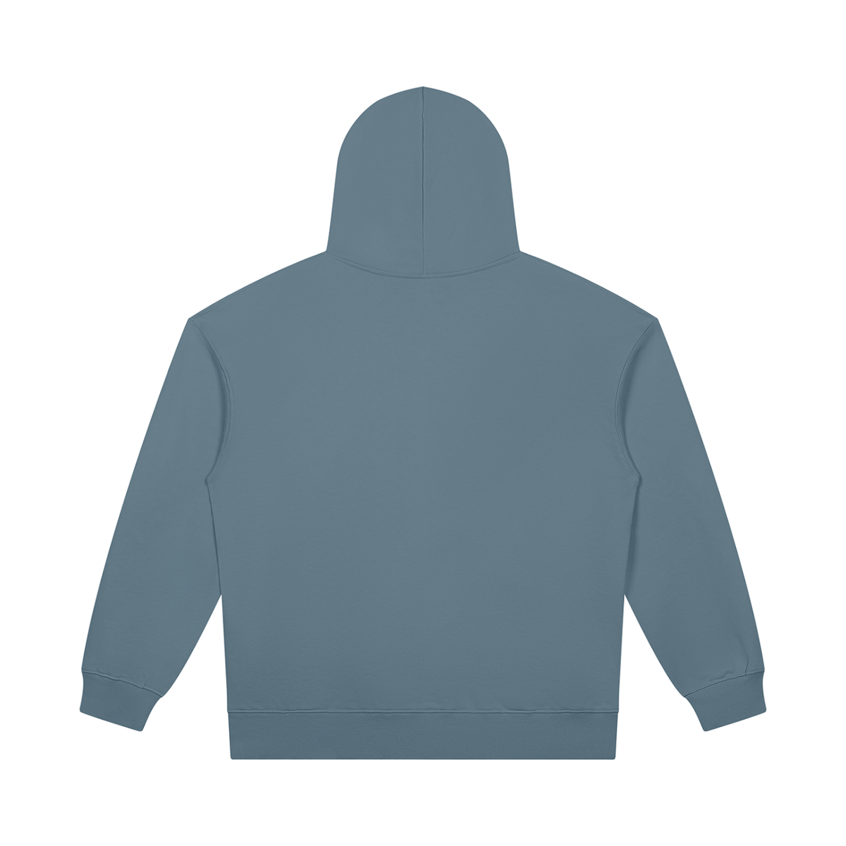 Unisex Heavyweight Pullover Hoodie in gray blue, alternate angle
