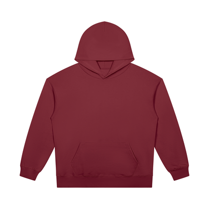 Unisex Heavyweight Pullover Hoodie in wine red