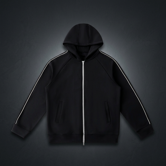 Unisex Heavyweight Raglan Sleeve Zip Hoodie