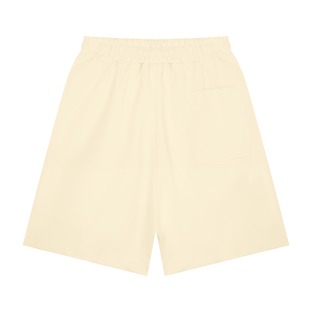 Unisex Heavyweight Shorts in apricot, alternate angle
