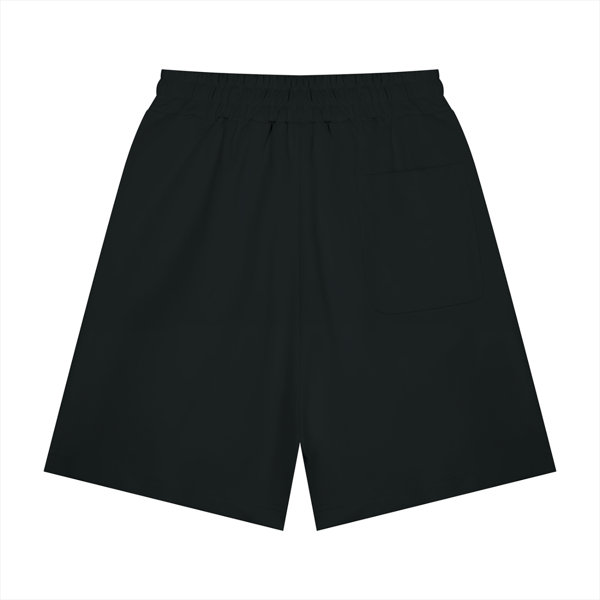 Unisex Heavyweight Shorts in black, alternate angle