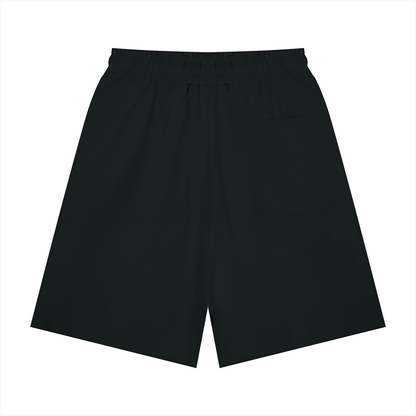 Unisex Heavyweight Shorts in black, alternate angle