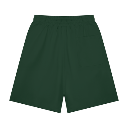 Unisex Heavyweight Shorts in blackish green, alternate angle